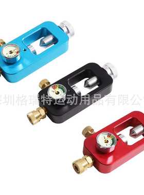 黑色蓝色红色潜水水肺转接头带夜光表scuba diving充气转接