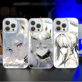 21Pro手机壳防摔壳极光金变色龙魅族21 线稿saber炫彩渐变动漫适用魅族22新款 LUCKY08二次元 21Pro保护套