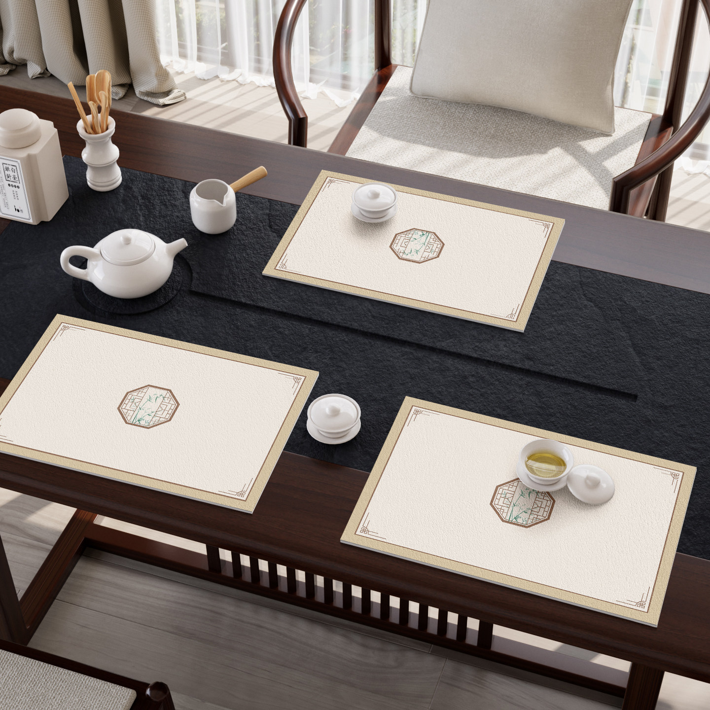 新中式禅意中国风茶桌垫干泡台杯垫防烫隔热餐垫硅藻泥吸水沥水垫,居家布艺,餐垫,淘宝优惠券,粉丝福利购,淘宝优惠卷