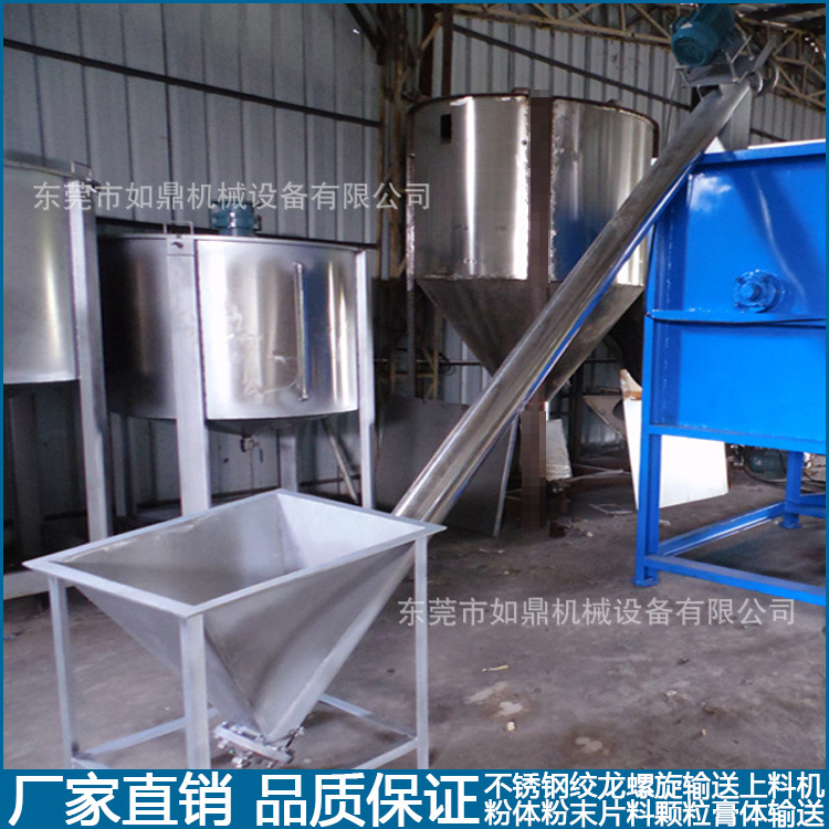 专业生产螺杆上料机 绞龙单管单轴螺旋输送机 GS管式提升机厂直销