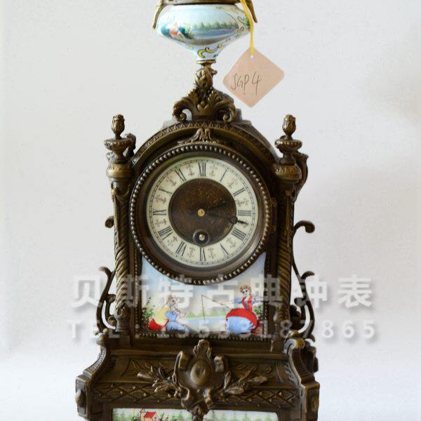 机械|铜|钟表铸钟||古典家居装饰上老式钟欧式仿古弦台钟古董座钟