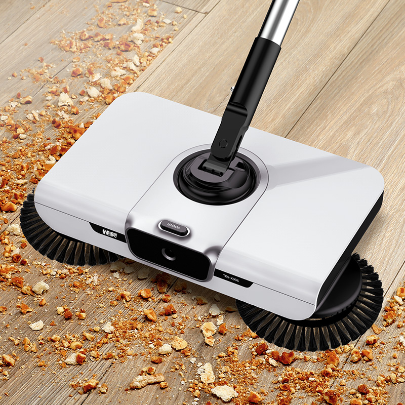 手推式扫地机扫把套装家用笤帚自动扫拖一体机扫地拖地扫帚神器