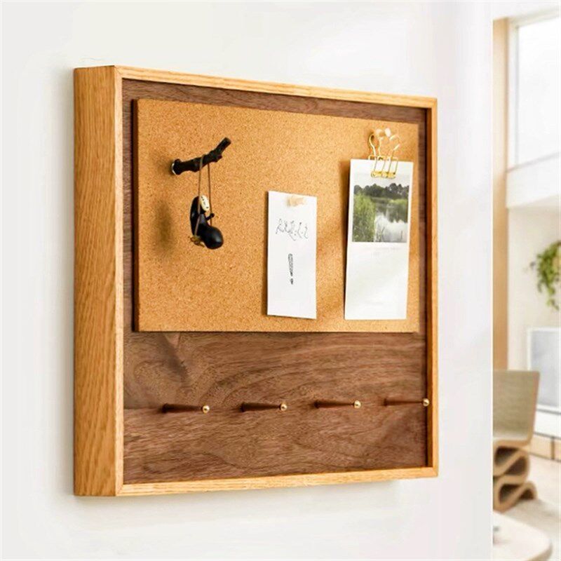 电表箱装饰遮挡箱软木板照片墙留言板配电箱装饰画实木可定制