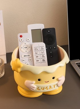 卡通蛋糕摆件玄关客厅遥控器钥匙收纳家居桌面实用装饰品搬家礼物