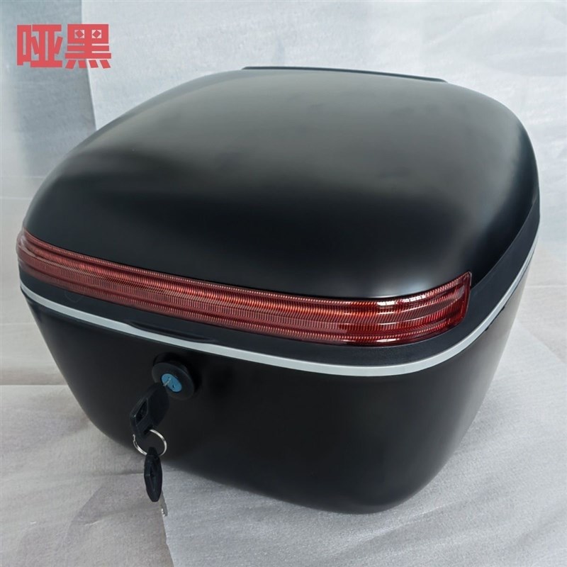 雅迪电动车後尾箱爱玛台铃加厚通用後置机车大容量收纳箱後备箱