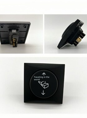 Rv脚踏升降开关步进单控开关12V/24V环保阻燃耐用Rv改装配件