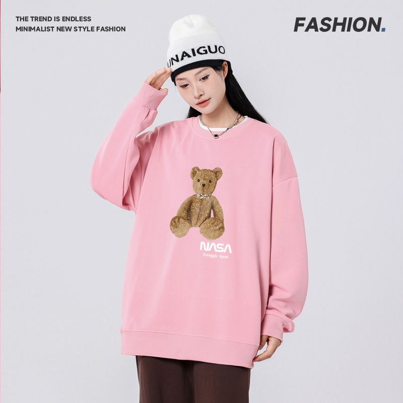 男士春秋连帽卫衣潮牌设计感小众外套休闲运动风百搭情侣款上衣4