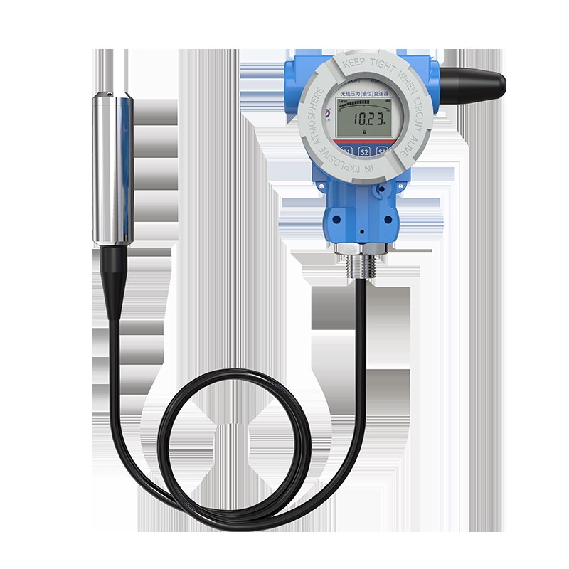 无线4G投入式液位传感变送器NB远程报警防爆壳水塔箱污水位显示器