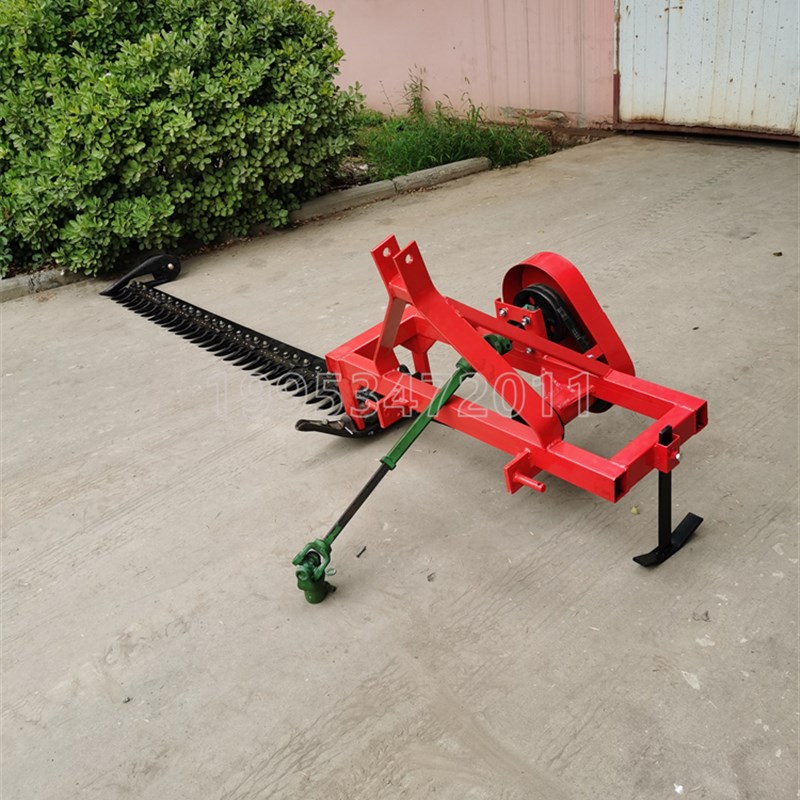 新款往复式四轮拖拉机液压割草机 苜蓿艾草收割机 除草机