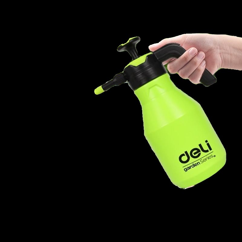 得力喷壶气压式喷雾器小型浇花超细雾高压力农用打药酒精消毒家用