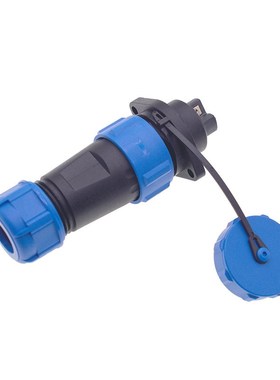 SL21F法兰防水航空插头插座公母连接器2/3/4/5/6/7芯接线工业接头