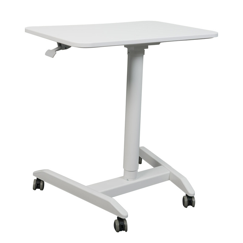 气动升降桌站立简约式自动沙发床边可移动懒人办公桌演讲台桌