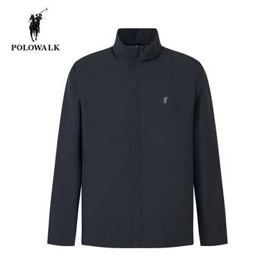 POLOWALK秋季新品立领加绒夹克男