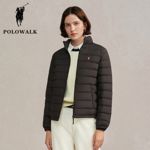POLOWALK冬季新品立领轻薄羽绒服