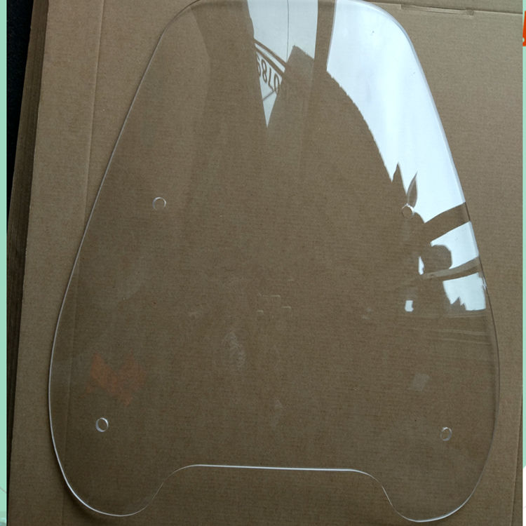 太子摩托车挡风玻璃HJ125铃木GN125小太子前挡风板风挡罩挡雨加厚