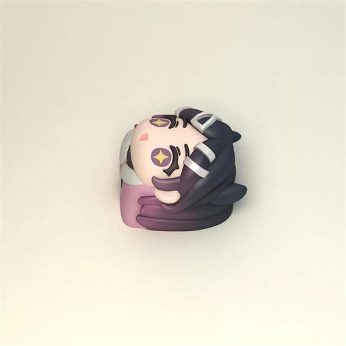 暮蝶键帽无畏契约游戏键帽树脂键帽机械键盘个性立体按键帽客制化