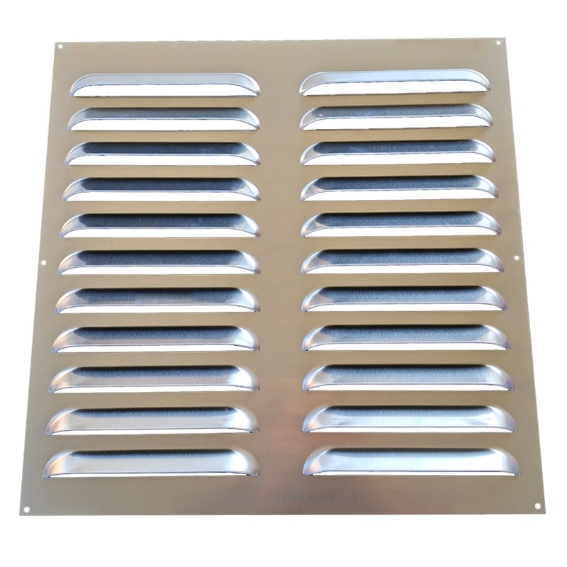 不锈钢板外墙防雨百叶窗冲孔盖板遮挡板通风散热出风口汽车换气窗
