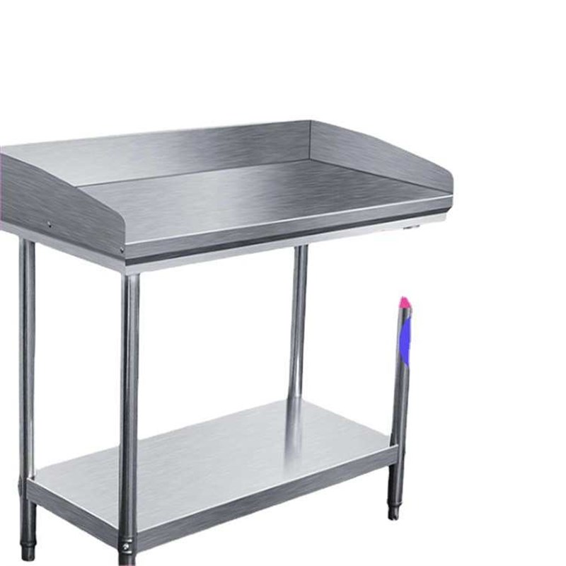 不锈钢工作台双层工作台不锈钢厨房操作台案板荷台无尘.车间工作