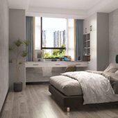 卧室原木客厅日式 防滑地砖奶油风木纹砖阳台150×80仿实木0瓷砖风