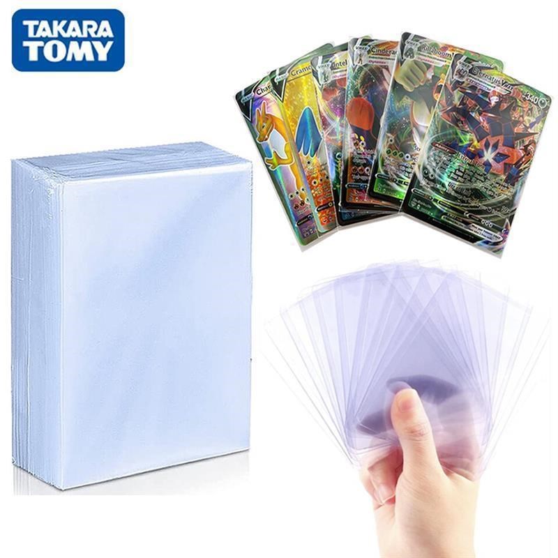 Pokemon Card Sleeves 100 Counts TranspaJrent Playing Games V