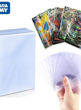 Pokemon Card Sleeves 100 Counts TranspaJrent Playing Games V