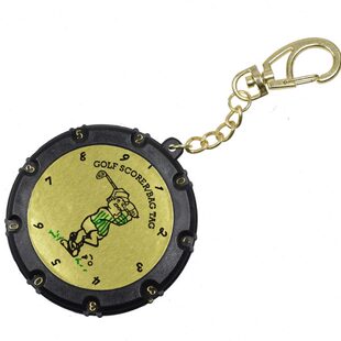 高尔夫 计分器 计下场笔 18计高尔夫分洞分记分牌高尔夫圆形牌