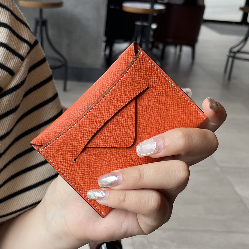 卡包女2023新款小巧超薄款网红防消F磁真皮高端轻薄精致高档一片