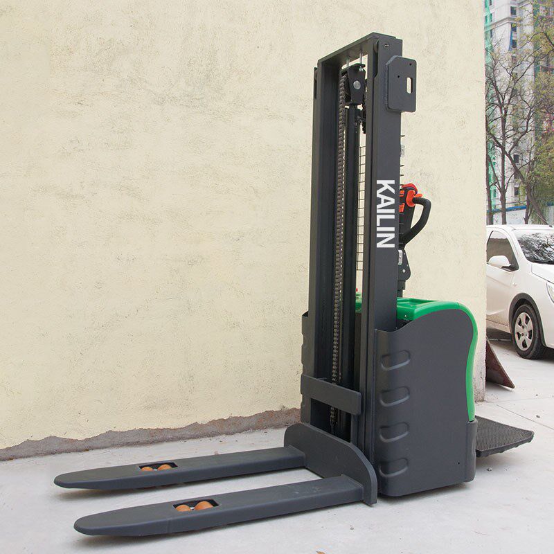 全电动堆高车2吨小型n站驾式1.5吨升降叉车自动装卸车堆垛车出口