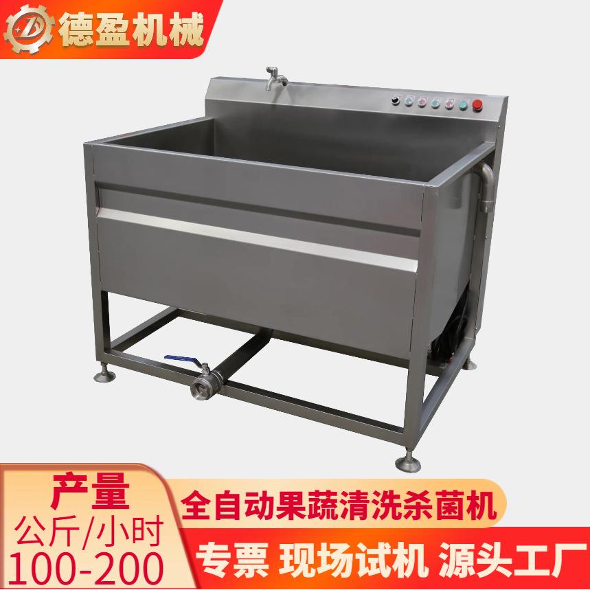多功能清洗槽生蚝蔬菜水果药材清洗机商用大型全自动翻槽洗菜机