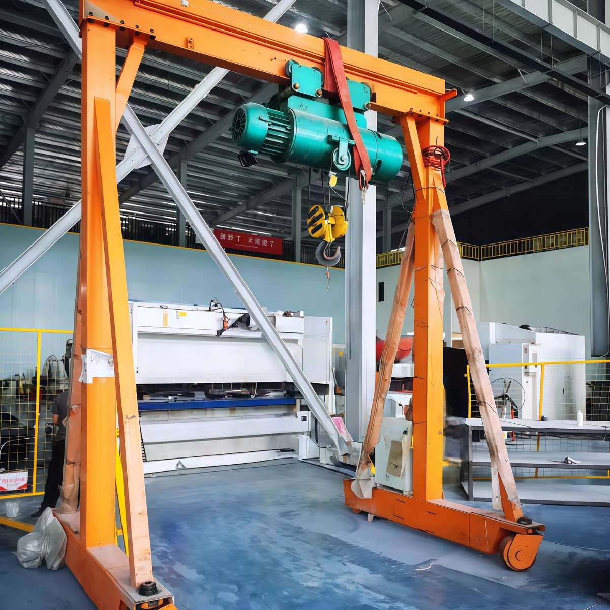 龙门吊10吨升降小型起重机龙门吊架移动电动遥控万向电动龙门架