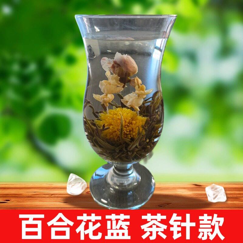 2024新茶开花茶球工艺花茶茶叶茉莉花茶组合造型茶网红抖音同款茶