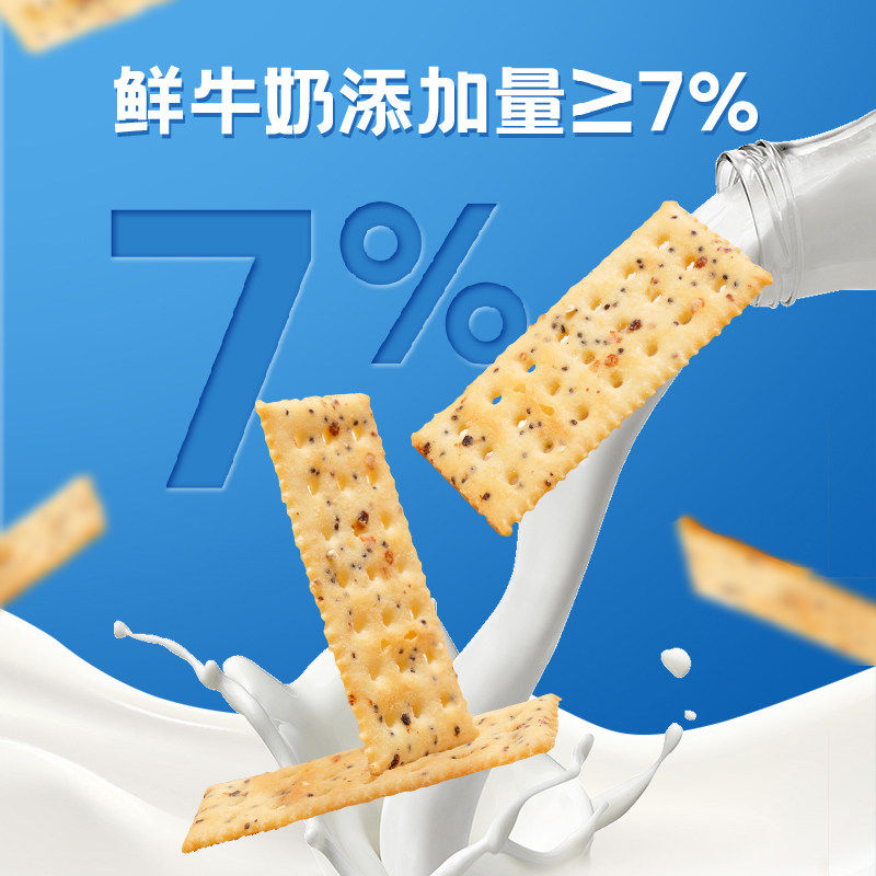 煌记青柠鲑鱼苏打饼干120g