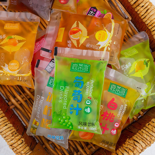 老式袋装饮料冰水果口味风
