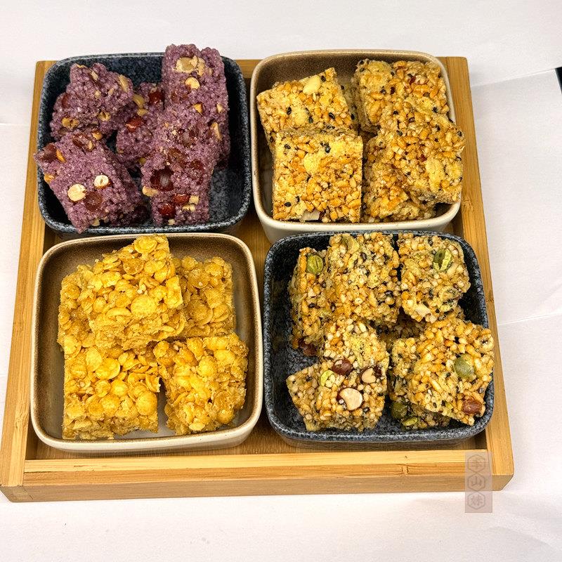 冻米糖湖南湖南浏阳手工炒米糕杂粮花生紫米红糖糕米儿时甜蜜零食