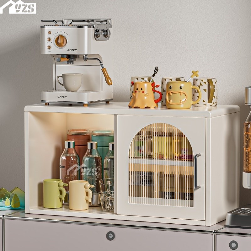 杯子置物架d餐柜咖啡杯茶杯茶具家用桌面水吧带门防尘收纳柜