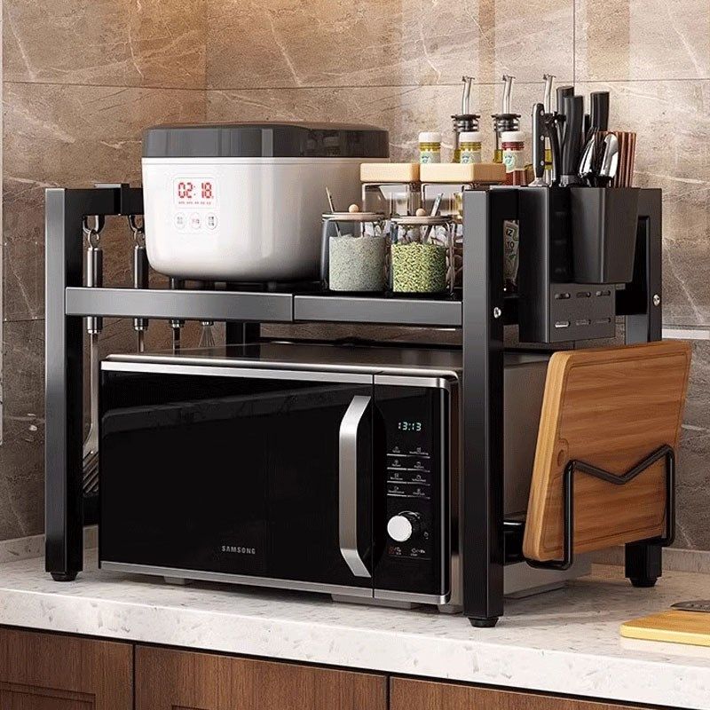 厨房置物c架微波炉多功能支架多层台面电饭锅烤箱收纳架双层支撑,厨房/烹饪用具,微波炉置物架,淘宝优惠券,粉丝福利购,淘宝优惠卷