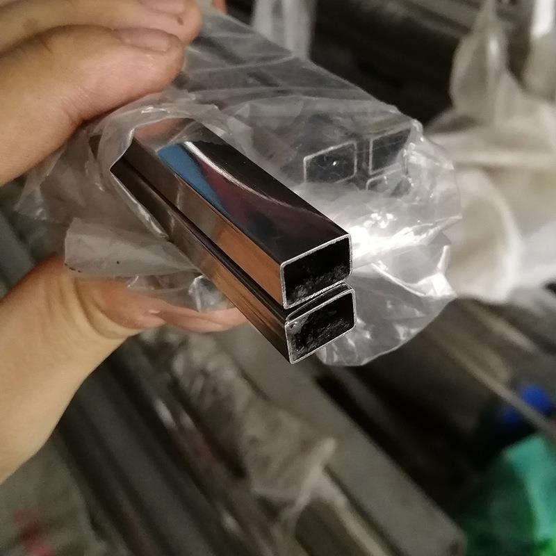 201不锈钢管8*12*0.5mm抛光矩形小口径不锈钢焊管现货供应