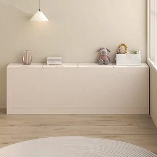 床边柜轻奢床头置物柜风奶油尾柜尾储物柜夹缝柜床置物收纳床靠背