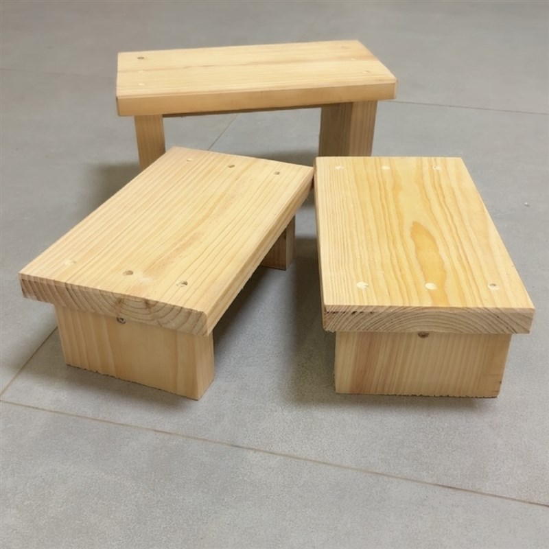 实木踩脚小木凳小矮凳小板凳客厅置物花架垫高增高V小板凳洗衣换