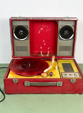 民俗老物件留声机唱片机音响旧货复古收藏民宿酒U吧餐厅装饰摆件