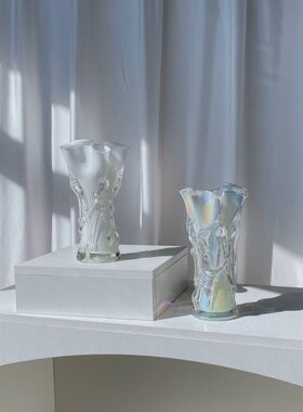 家居客厅花瓶花瓶好物 白色享 瓶分桌面摆件卧室 丝缠 花瓶仙女