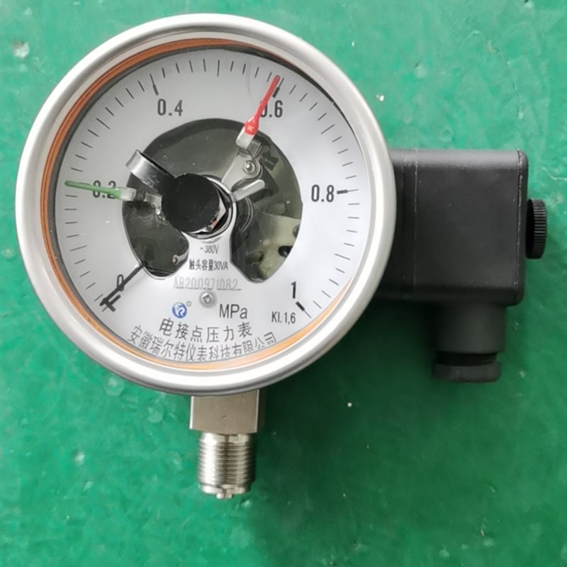 电接点压力表不锈钢耐震 压力控制器 38C0VYXC-100H 上下限 油压