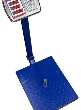 台秤S03030T钢g称k0-双秤大C磅落地版英文内置按键 计单位商用价