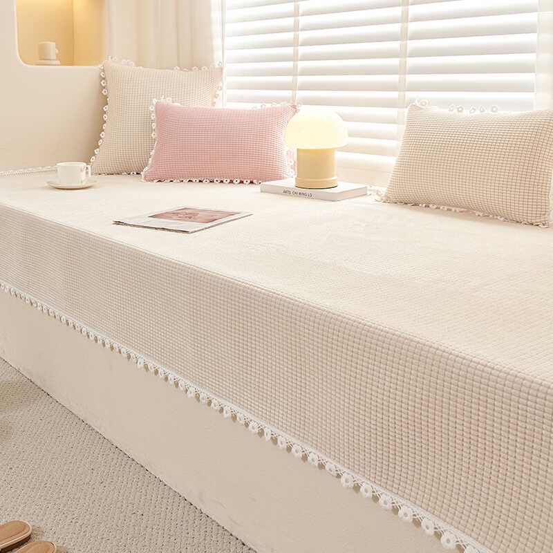 2024新款轻奢飘窗垫子窗台垫四季通F用简约主卧阳台垫子定制可拆