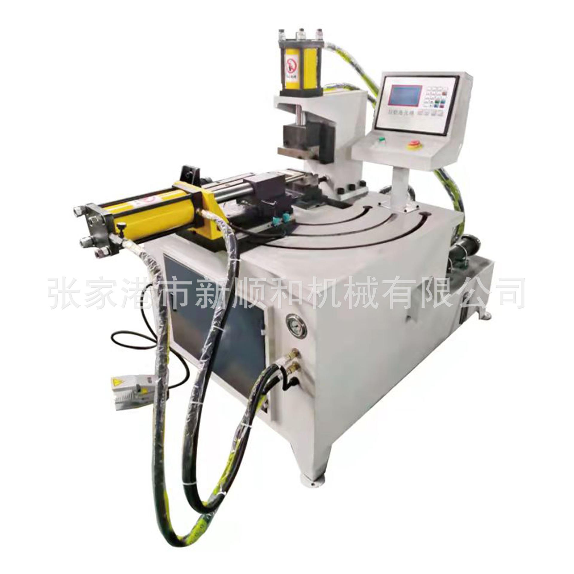 60冲弧机高速不锈钢圆管切弧口双头液压冲弧机全自动冲弧机切割机