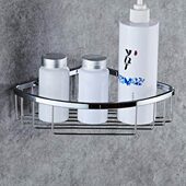 430转角生三角免打孔架双层壁挂浴室篮置物架网挂件不锈钢间卫铝