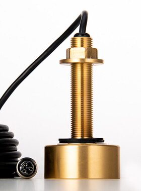 测深ES探鱼器伊斯普彩探D鱼T配件探头船用能探赛洋换三孔器P25仪