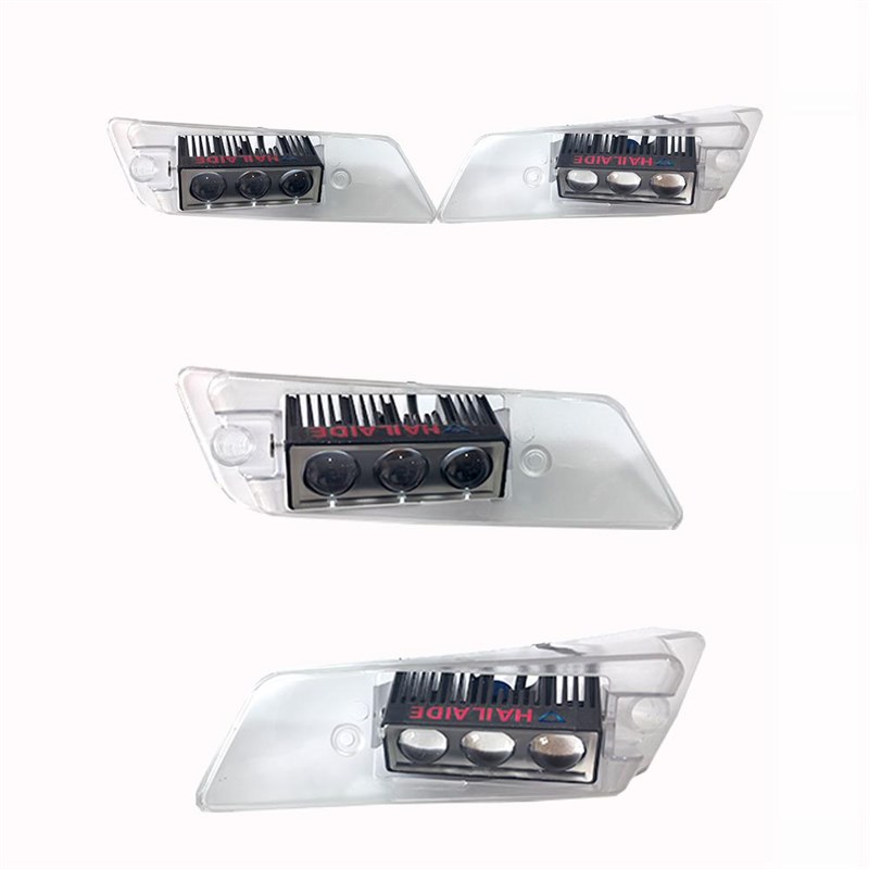 豪沃MAX改装加装遮阳罩射灯激光炮示廓灯顶灯安全遮阳板射灯示宽