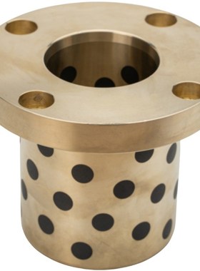 代替LMF6-60内m径LUU圆法兰石墨高力黄铜套加长自润滑轴承无油衬