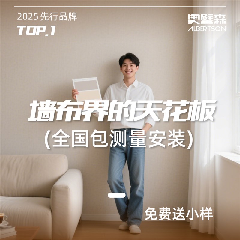 加厚高精密墙布无缝全屋背t景墙客厅壁布高级感2025新款卧室包安